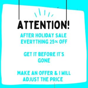 After Holiday Sale! Get it before it’s gone!
